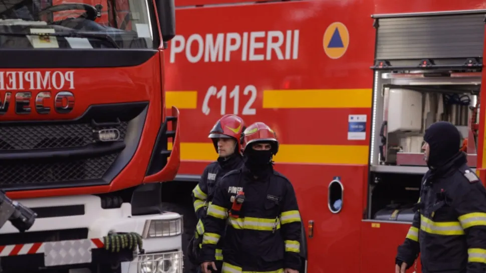 Incendiu puternic la o locuință din județul Alba 