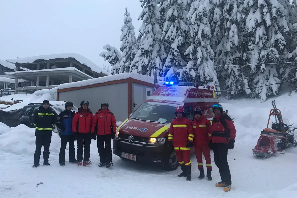 VIDEO&amp;FOTO: Prima intervenție a echipajului SMURD dislocat temporar la Șureanu