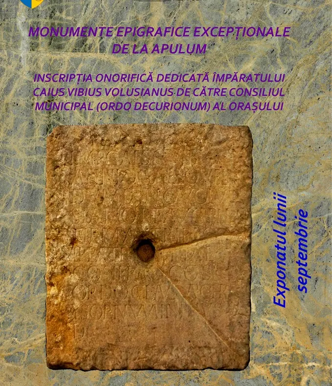 Exponatul lunii septembrie la muzeul albaiulian