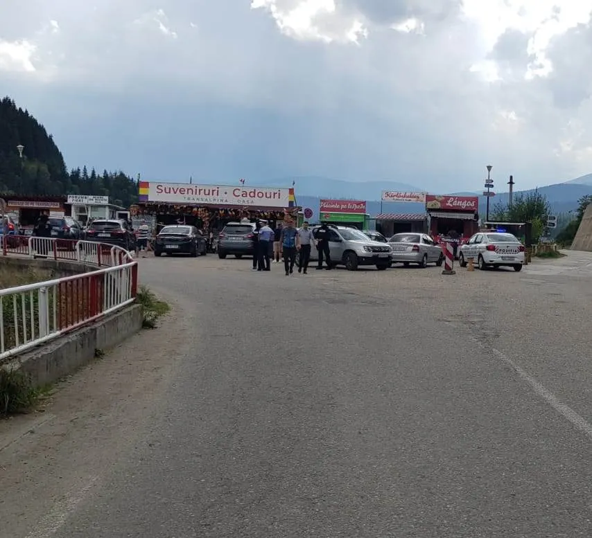 Razie a Poliției Alba pe Drumul Național 67 C