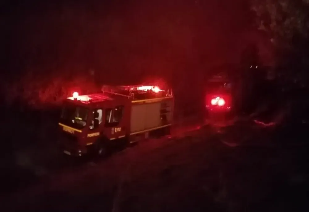 Intervenții, azi-noapte, ale pompierilor din Sibiu