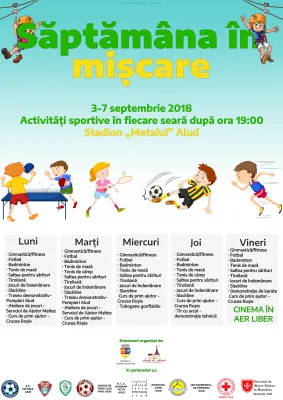 Afis Saptamana in miscare
