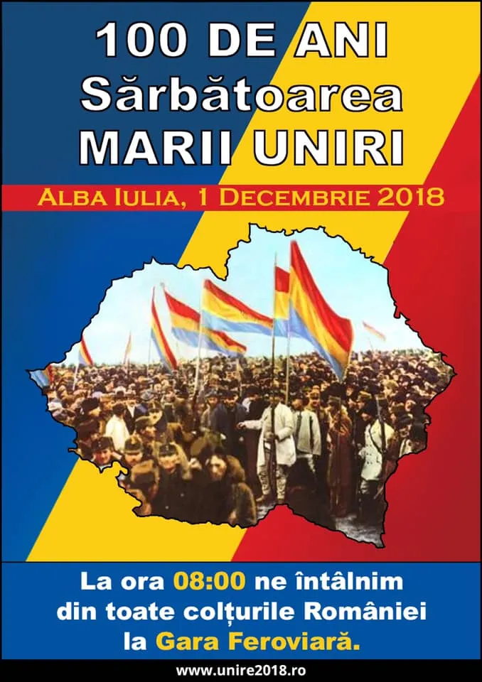Marsul Unirii-1 decembrie-Alba Iulia