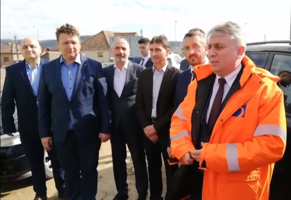 Cu Guvernul în autoizolare, Ministrul Transporturilor face vizite de lucru în Alba