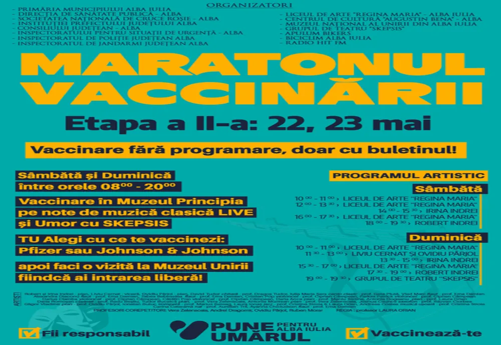 ”Maratonului Vaccinării”, etapa a II-a la Muzeul Principia