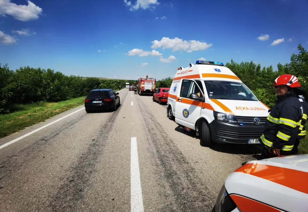 Accident pe DN 1