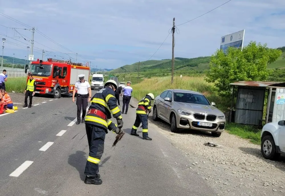 ACCIDENT GRAV pe un drum din Alba