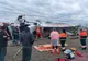 Blocaj pe DN 72, la Dragodana. Un tir s-a răsturnat pe șosea. Șoferul a fost blocat în cabina mașinii